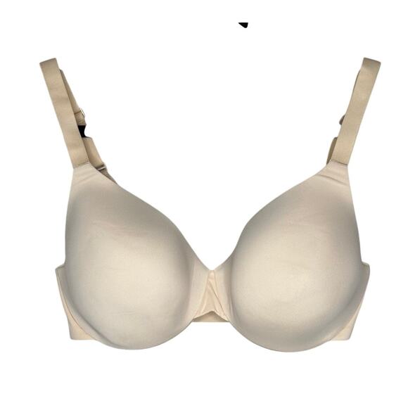 SKIMS NWT Smoothing Intimates Full Coverage Lightly Lined Bra Sand Beige 32DDD - Picture 3 of 9